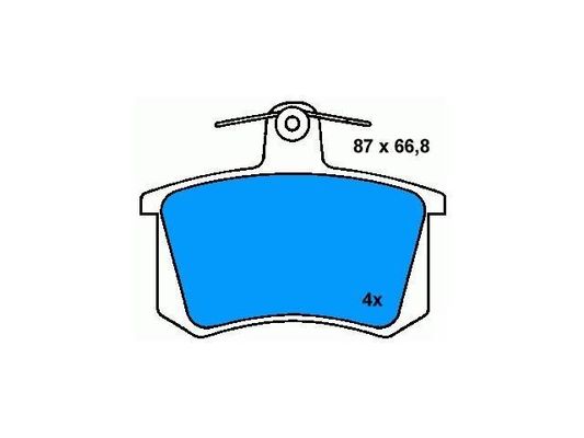주문 4A0698451 BMW 브레이크 패드 online manufacture