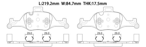 34106888482 BMW 브레이크 패드