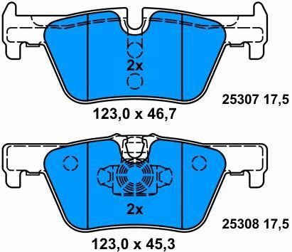 34216850569 자동차 브레이크 패드 교체 BMW 1 F20 및 2 쿠페 F22 자동 브레이크 시스템