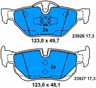 고강도 34216767150 BMW 브레이크 부품 BMW X1 E84 및 3 투어링 E91