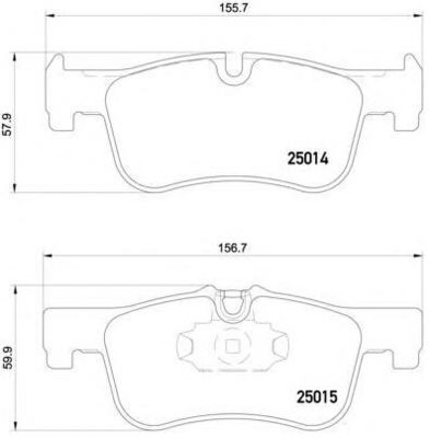 34116850567 자동 브레이크 패드 BMW 1 F20 자동 브레이크 시스템 부식 방지