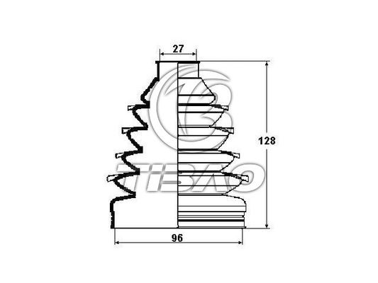 31607507403 BMW X5 (E53), 3 (E46) 의 변속기 부품 C.V 합동 키트
