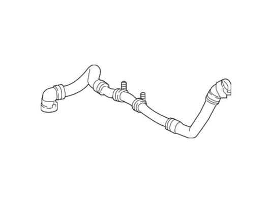 2575012800 엔진 부품 냉각 물 파이프